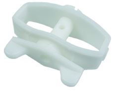 Draadspanner kunststof wit, versterkt