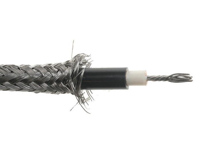 Grondkabel 10m, HS-Kabel met RVS/INOX