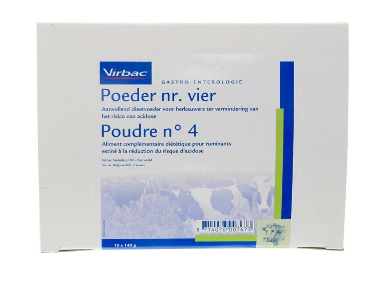 Poeder nr.4 10X140G.