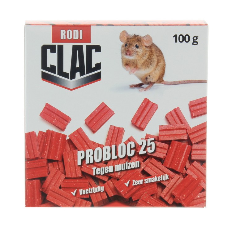 CLAC PROBLOC-25 TEGEN MUIZEN   4X25G.*