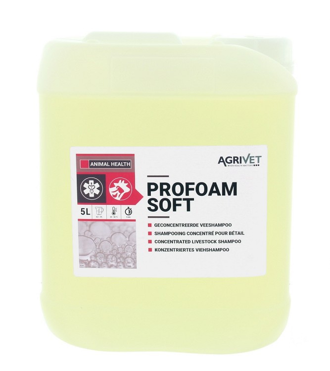 Agrivet Profoam Soft veeshampoo, 5L