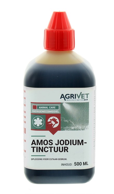 Agrivet Jodiumtinctuur 500ml. RegNL 2680