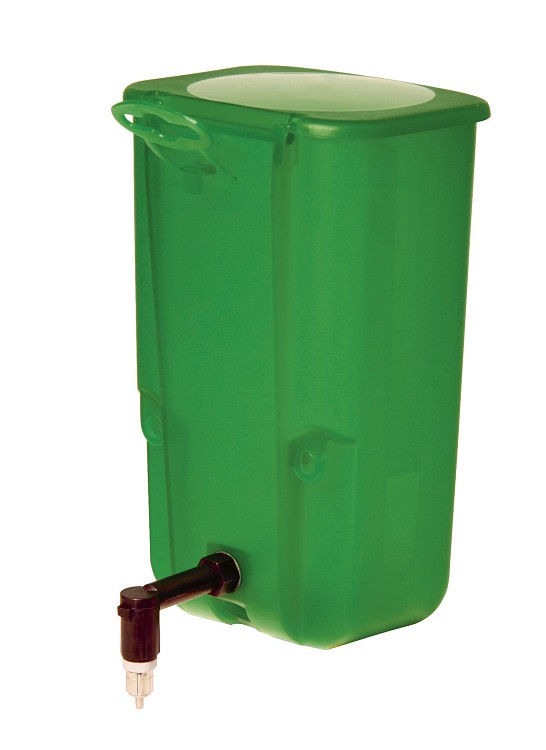 Drinknippelfles groen, 1000ml