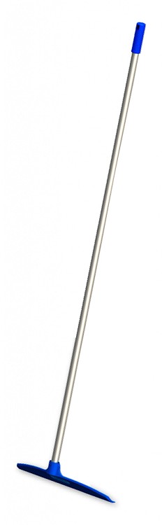 Alu steel v. mestschraper schroef, 175cm