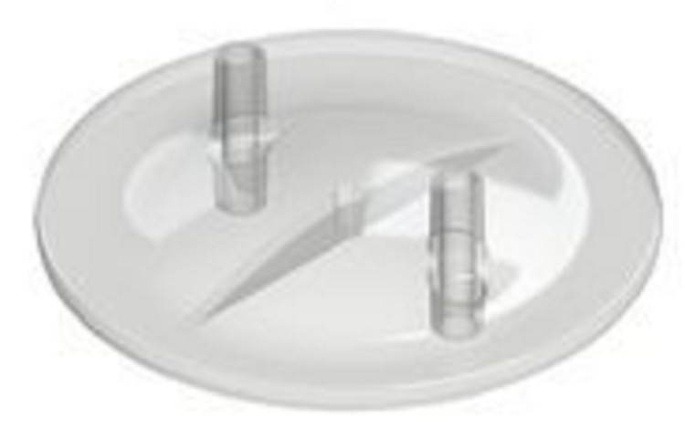 Deksel melkemmer pvc 13-17mm slang