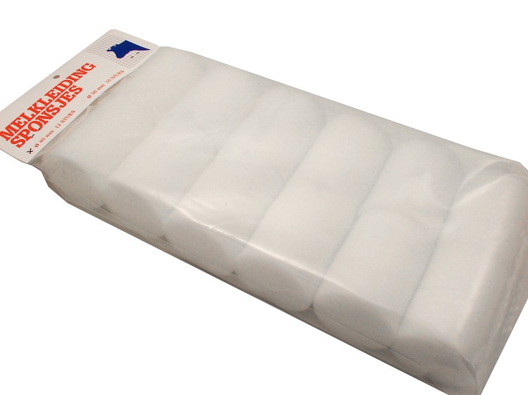 Melkleiding sponsjes 50mm, 10st