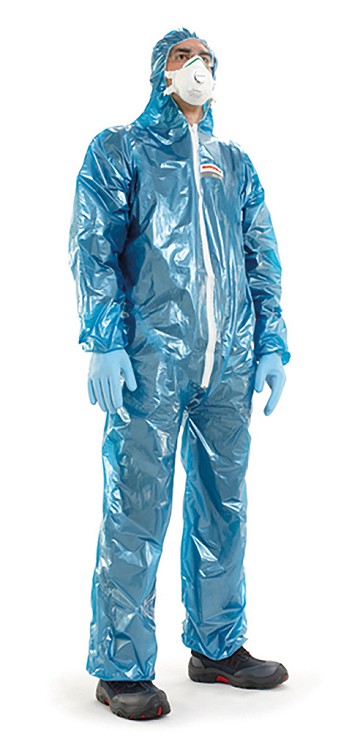 Overall Spacel blauw, waterdicht