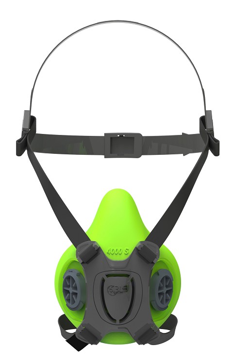 BLS halfgelaatsmasker 4000 siliconen M/L