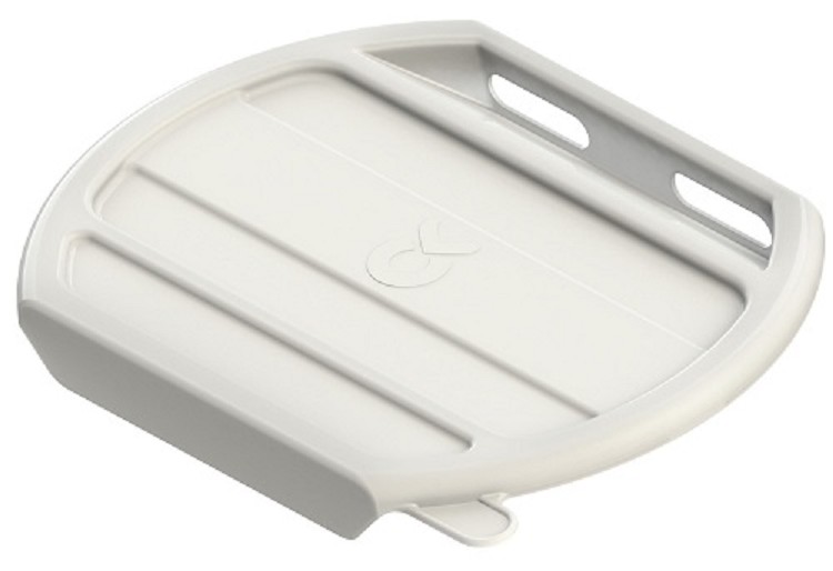 Deksel drinkemmer wit transparant