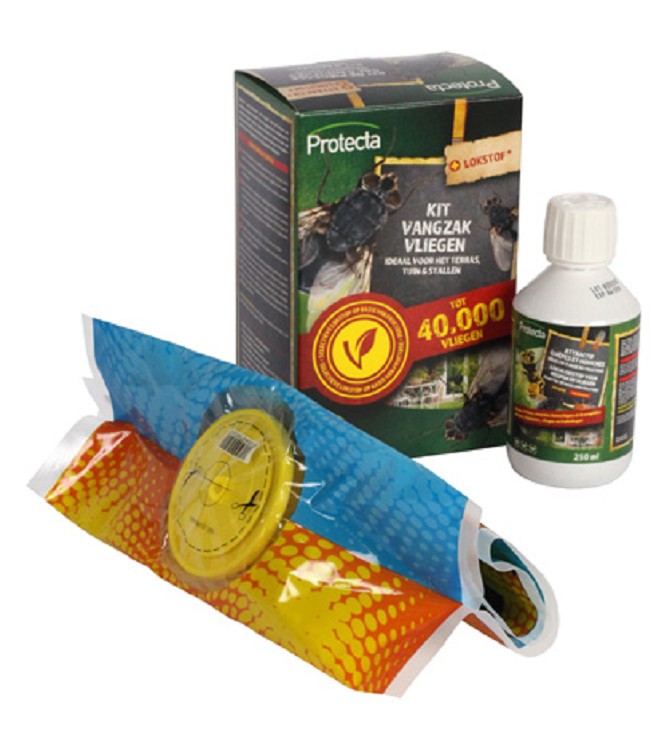 Vliegenvangzak met lokstof 250 ml