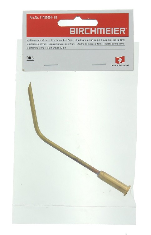 Injectienaald gebogen, kort, z: zwarte m