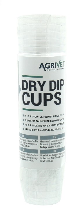 Agrivet Dry Dip Cups 20st.