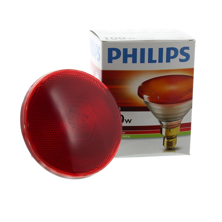 Warmtelamp rood, 100watt energiezuinig