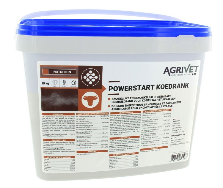 Agrivet Powerstart Koedrank 10KG