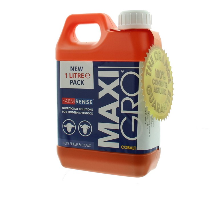 Maxigro cobalt drench +B12 1L.