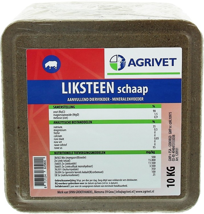 Agrivet Liksteen schaap 10kg
