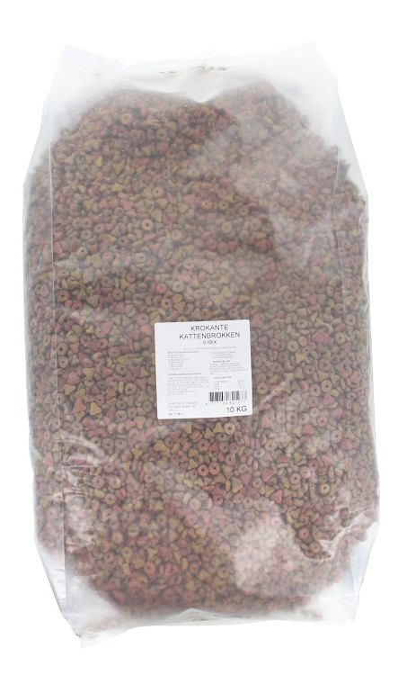 Perro krokante kattenbrok 6mix, 10kg