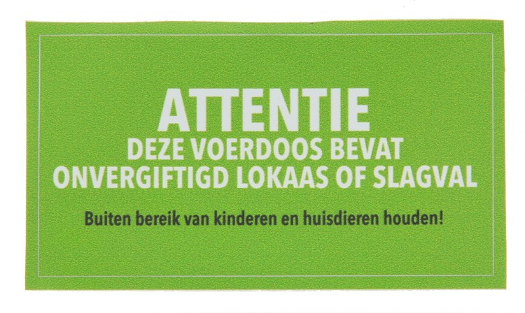 Gevarensticker muis-ratvoerkist p/st