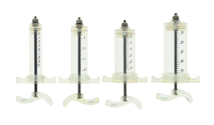 Injectiespuit Nylon schroefaansluiting